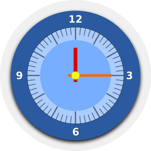 Gráficos de vector de reloj de pared