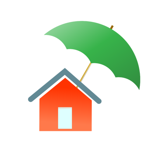 Home Versicherung-Symbol