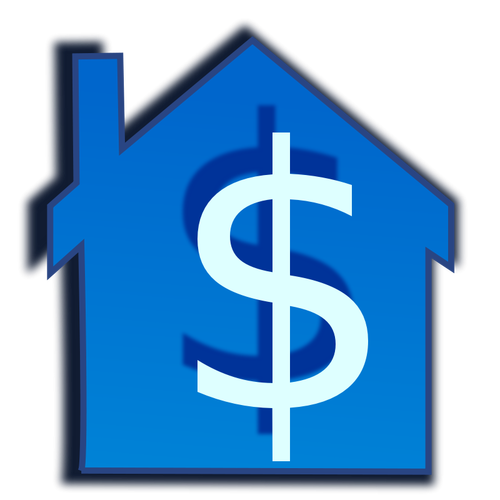 Home price vector graphics