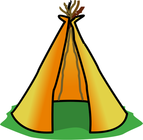 Cartoon teepee