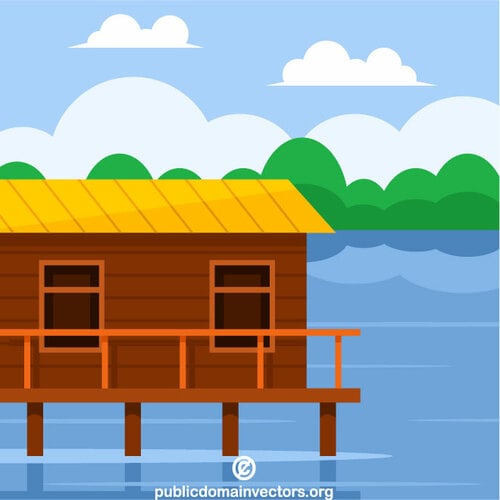 House on a lake