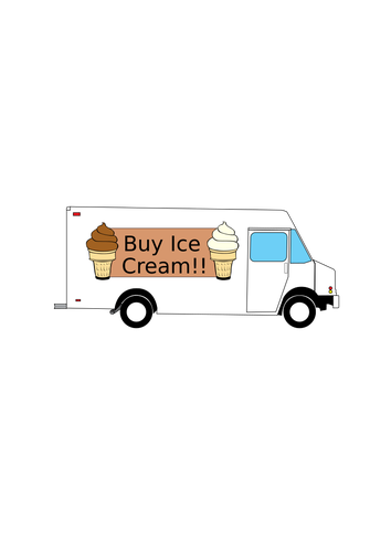 Мороженое грузовик