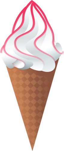 Imágenes Prediseñadas Vector de helado en un cono