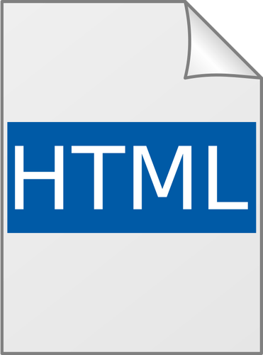 Parlak HTML simge vektör çizim