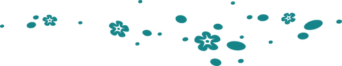 Obrázek vektoru textury pro Flowery