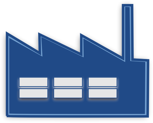 Fabrika simge vektör görüntü