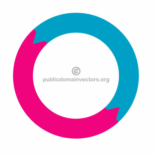 Inforgraphics circle vector