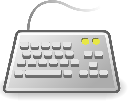 PC toetsenbord pictogram vectorillustratie