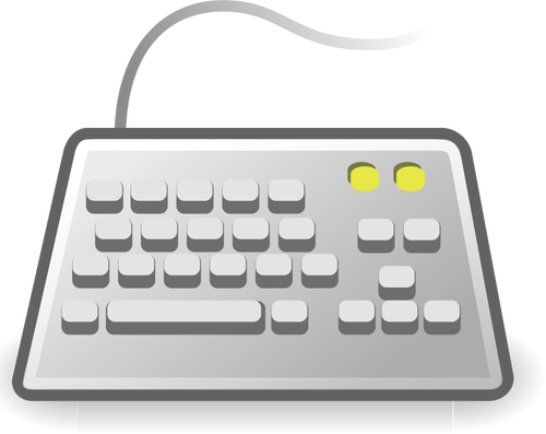 PC clavier icône vector illustration