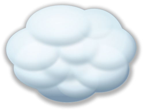 Internet-Wolke-Vektor-Bild