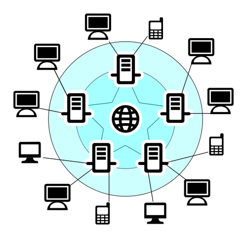 Esquema de Vector de Internet