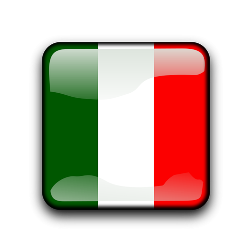 Pulsante bandiera Italia