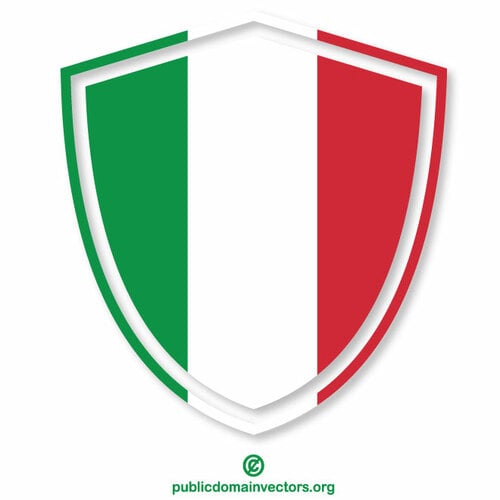 Escudo heráldico da bandeira italiana