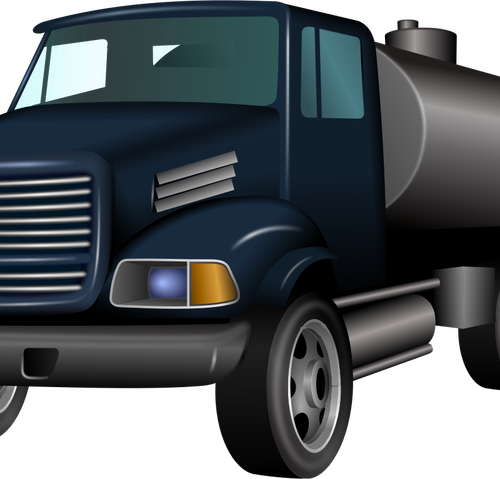 Cisterne vrachtwagen vector illustraties