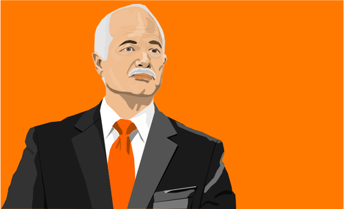 Jack Layton vektorové kreslení