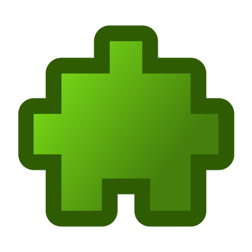 緑色のパズル
