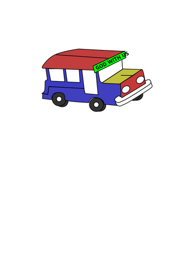 Jeepney coloré