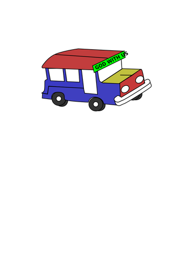 Jeepney colorido