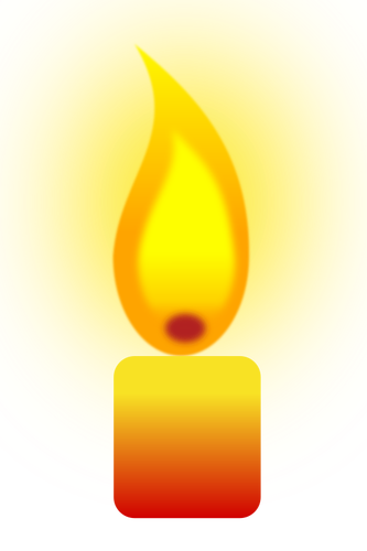 Burning candle