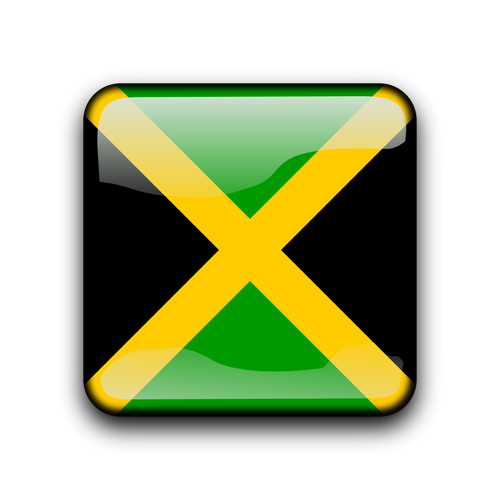 Jamaikanische Flagge button