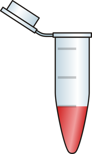 Chemische Rohr geöffnet