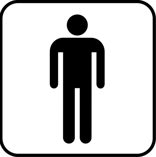 Pictogram for a men