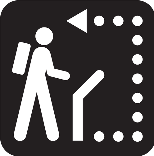 Wandelen man pictogram