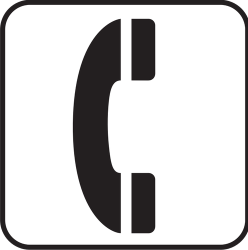 Phone booth-pictogram