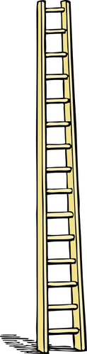 Vector graphics of tall ladder