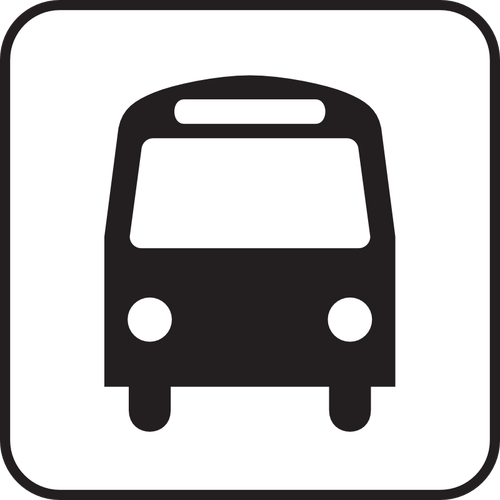 США Национальный парк карты пиктограмма для автобусной остановки векторное изображение