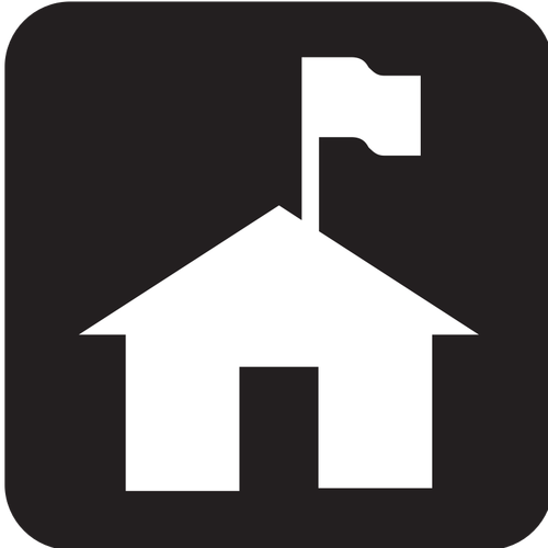 Pictogram voor ranger station vector afbeelding