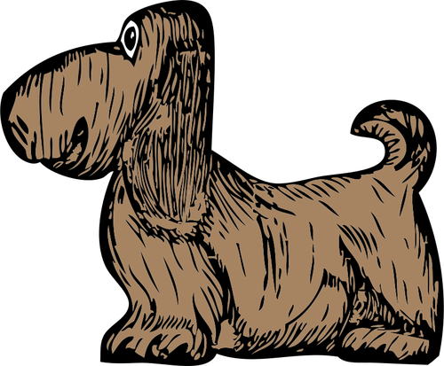 Ilustracja wektorowa szczeniak Basset Hound