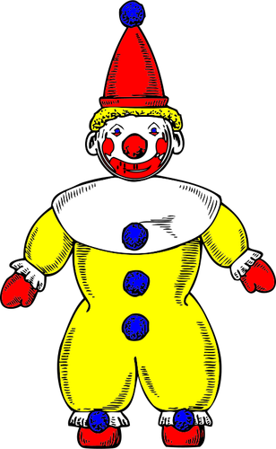 Clown-Vektorgrafik