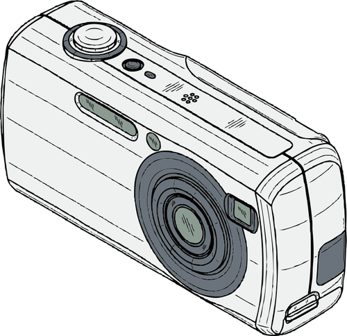 Digitale camera vector tekening