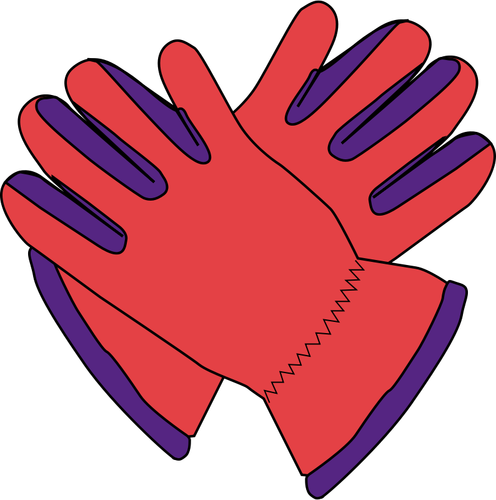 Guantes vector de la imagen