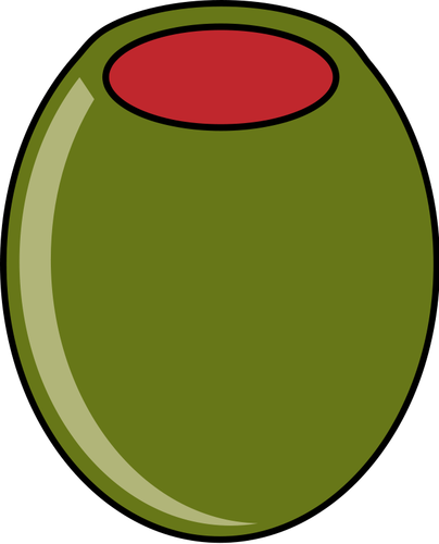 Grønn oliven vektor