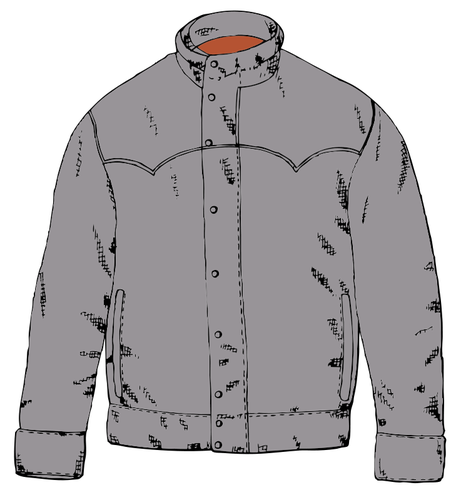 Куртка векторное изображение