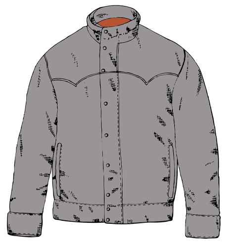 Jaket vektor gambar