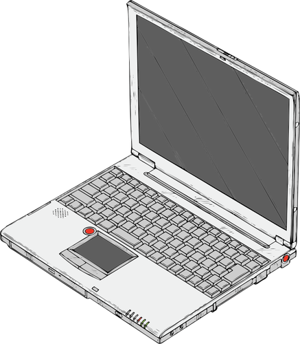 Dibujo vectorial de ordenador portátil ordenador personal