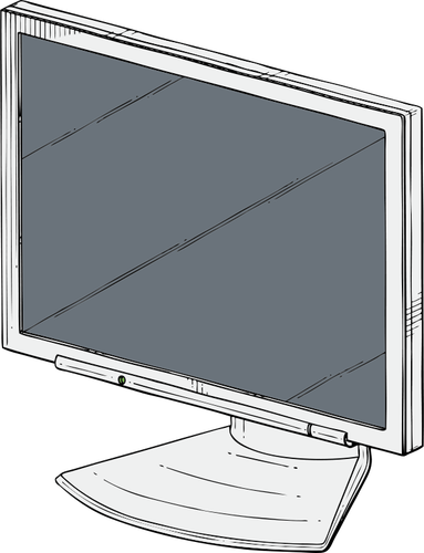 PC monitor vektorritning