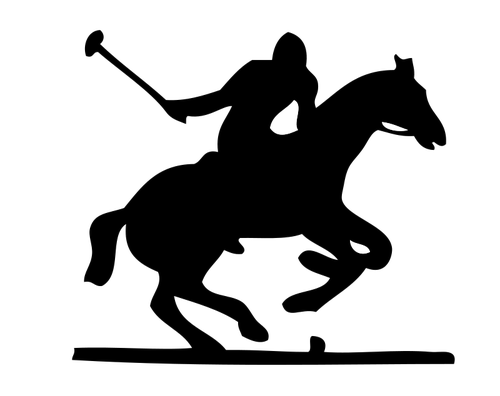 Vektor illustration av polo player