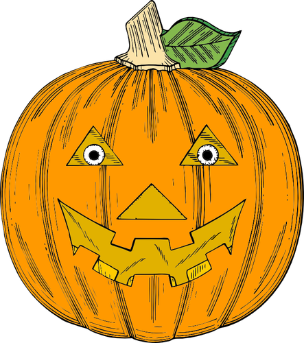 ClipArt vettoriali di zucca fresca Halloween