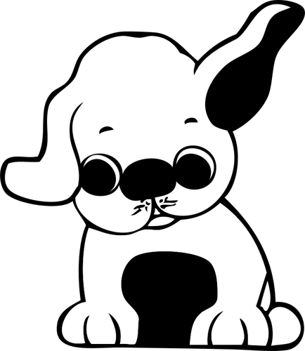 Puppy vector image