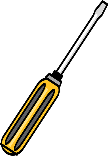 Schroevendraaier vector afbeelding