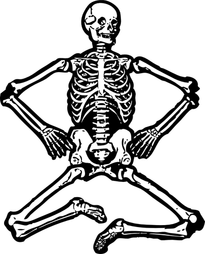 Vergadering skeleton vectorafbeeldingen