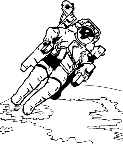 Spacewalk वेक्टर छवि