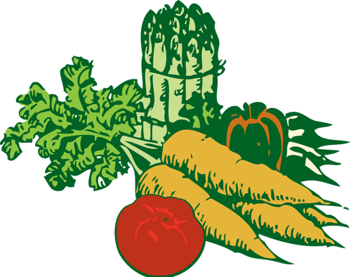 Vegetables vector graphics