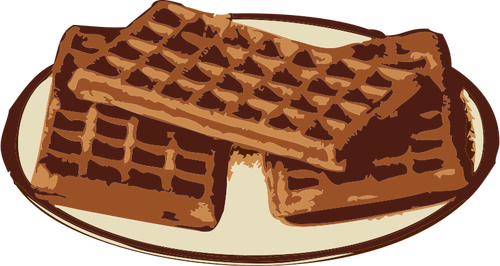 Waffles vector graphics