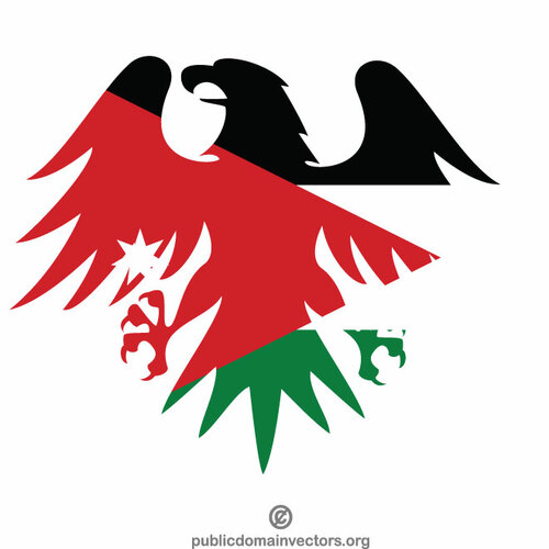 Águia heráldico da bandeira de Jordão