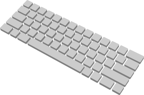 Computer keyboard 3D